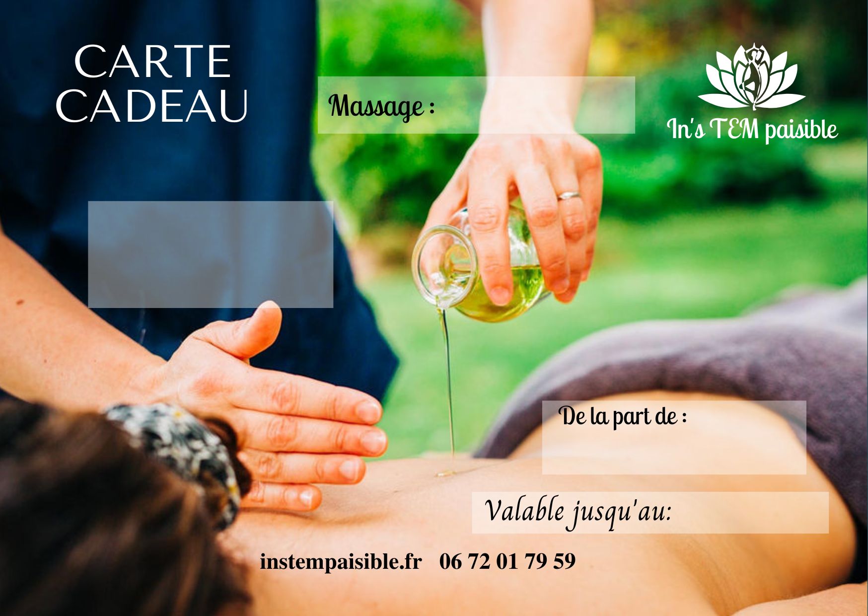 Design de bon cadeau